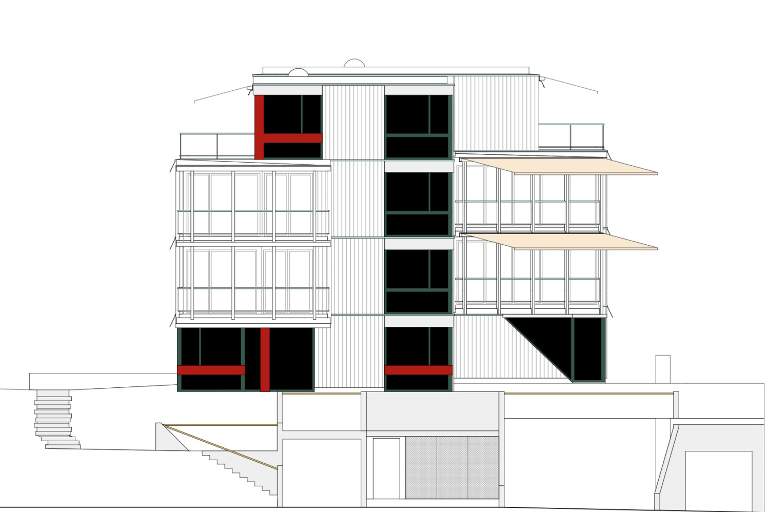 Westfassade
