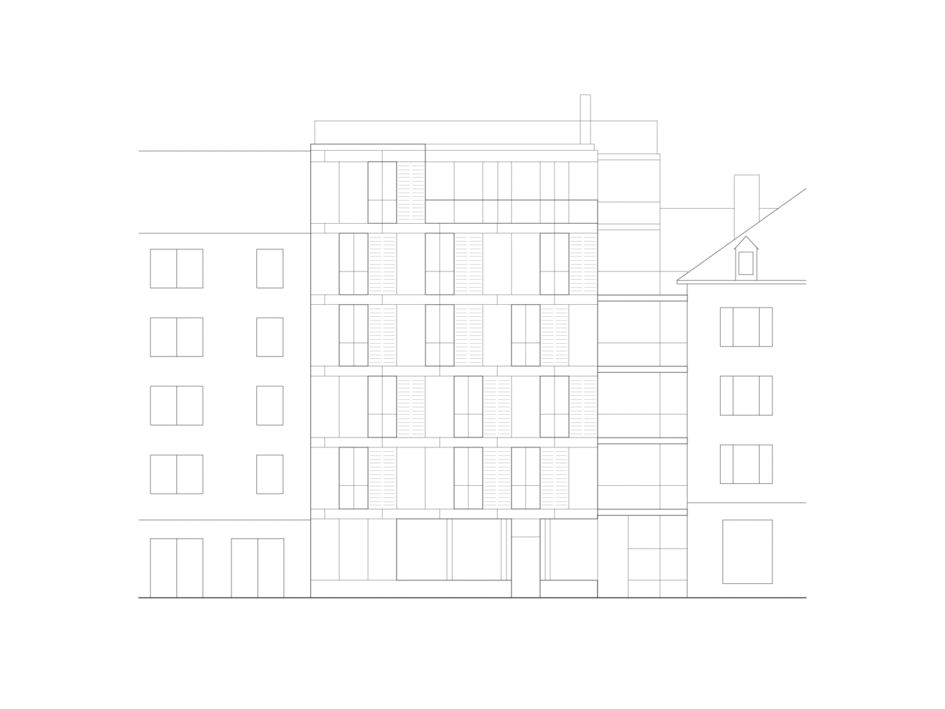 Westfassade