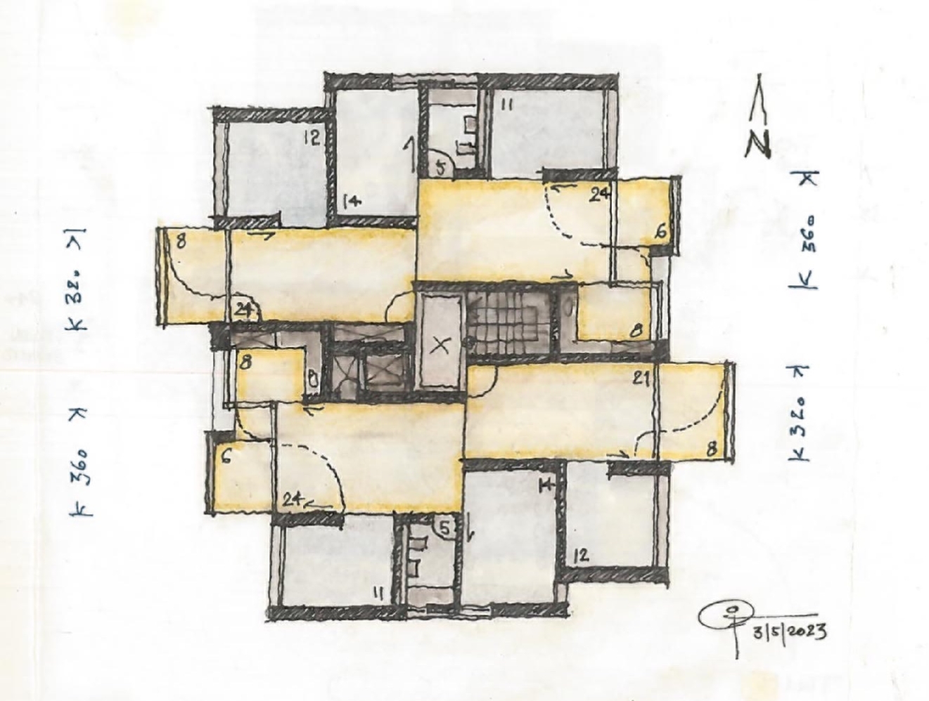 Grundrissskizze